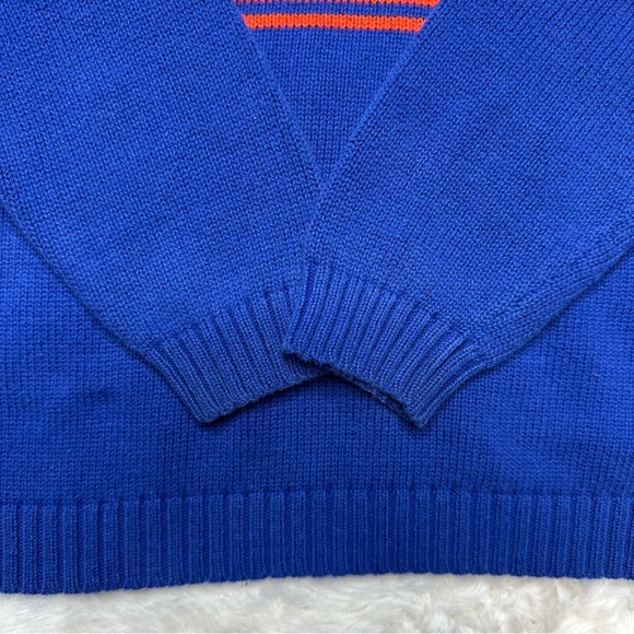 Izod Sweater Blue & Orange Quarter Zip Size 4T - Picture 16 of 16